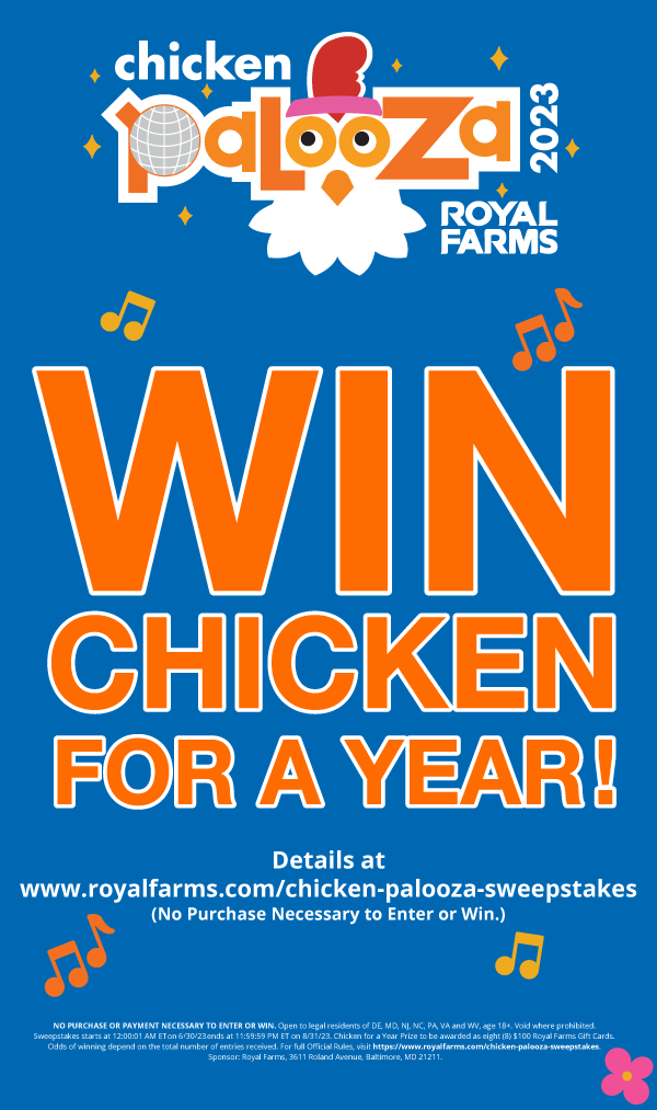 ChickenPalooza - Win Chicken For A Year Ad