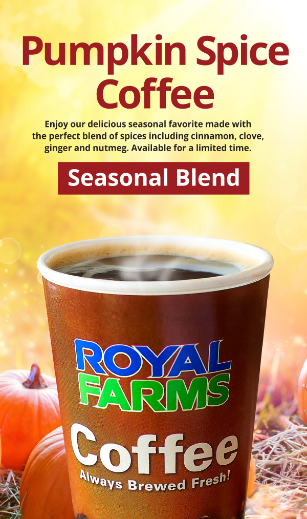 Royal Farms Promo – Pumpkin Spice Coffee