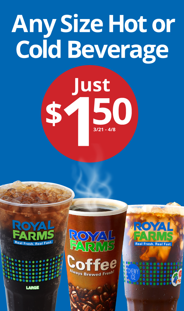 Royal Farms Promo – Hot Cold Drinks